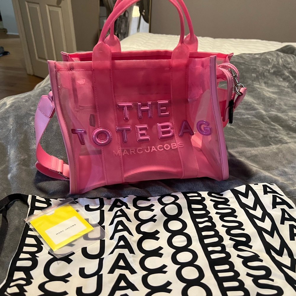 Marc Jacobs Pink Tote Bag-Medium
